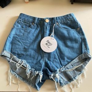 Princess Polly hoodwink Denim shorts